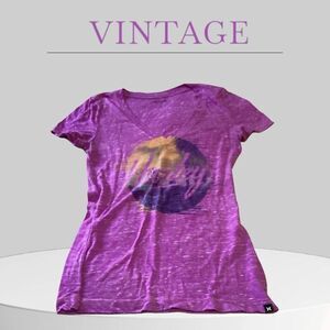 Hurley Deep V-Neck Graphics Tee M